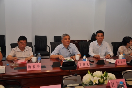 中国科学院副院长丁仲礼视察高研院